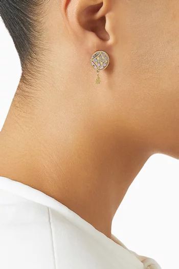 أقراط أميليا فرساي ذهب عيار 18