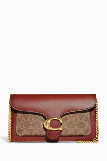 Tabby Chain Clutch in Signature Canvas