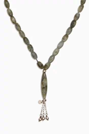 Labradorite Worry Bead in Sterling Silver