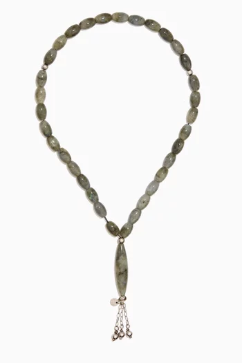 Labradorite Worry Bead in Sterling Silver