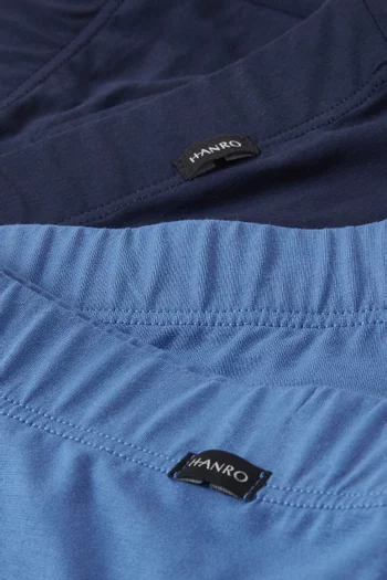 طقم بوكسر بشعار الماركة قطن، قطعتان