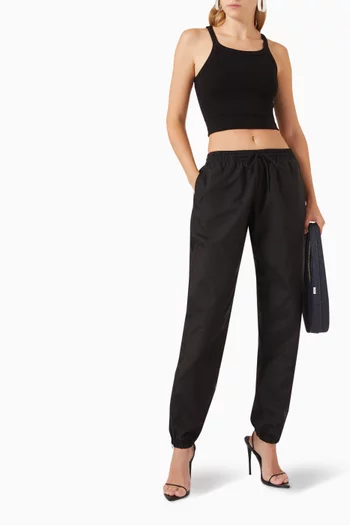 بلوزة قصيرة مضلعة بلا أكمام وردروب.ان واي سي × هايلي بيبر