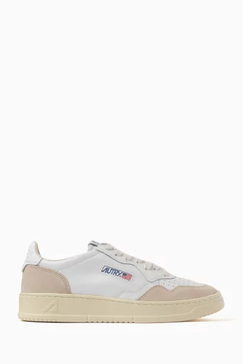 Medalist Low-top Sneakers in Leather & Suede