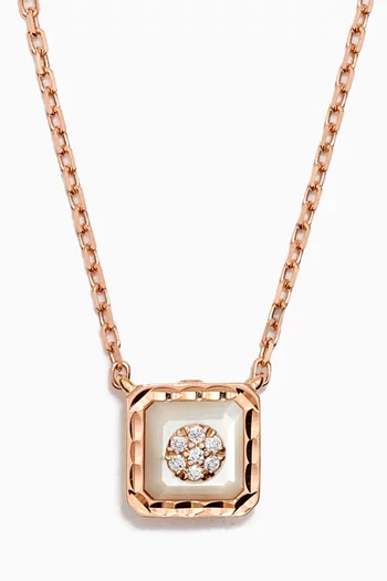 Saint-Petersbourg Diamond Necklace in 18kt Rose Gold