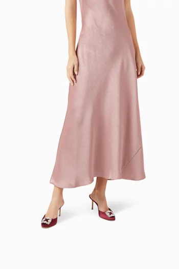 Hangisimu 70 Mules in Satin