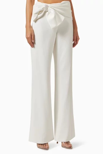 Whitley Pants in Stretch Crepe