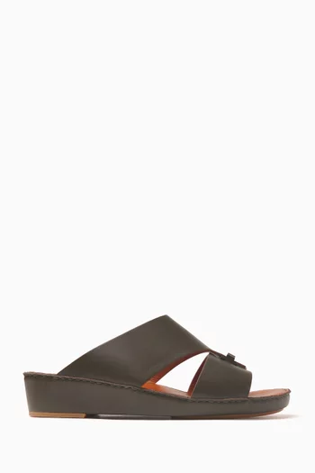 Fermaglio Marca Sandals in Leather
