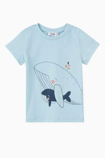 Giant Whale-print T-shirt