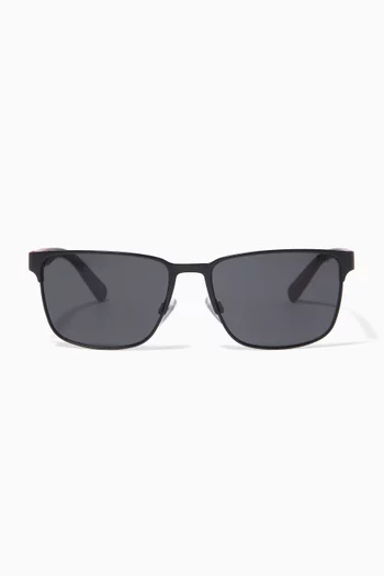 Square Sunglasses in Metal