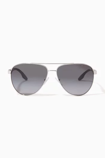Aviator Sunglasses in Metal