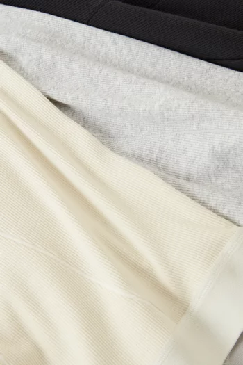 Cotton Rib Boxers, Set of 3