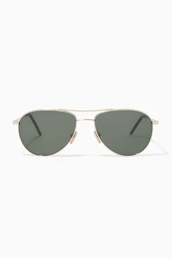 The Tommy Sunglasses in Metal
