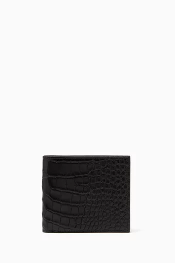 Bi-fold Wallet in Alligator Leather
