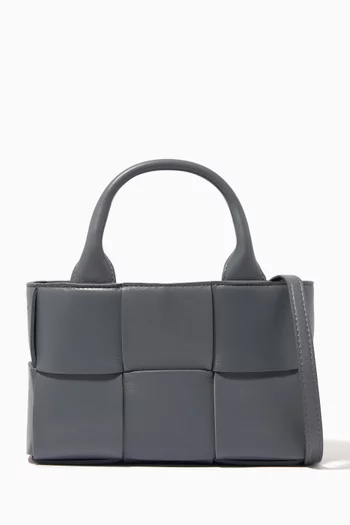 Candy Arco Tote Bag in Intrecciato Leather