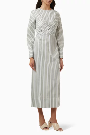 Crosshill Midi Dress in Cotton