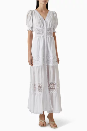 Clemence Maxi Dress in Cotton