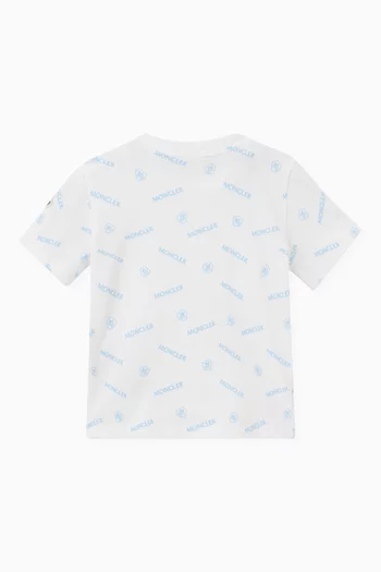Logo Print T-shirt in Cotton