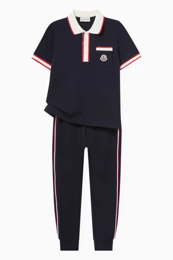 تي شيرت بولو بشعار الماركة قطن بيكيه