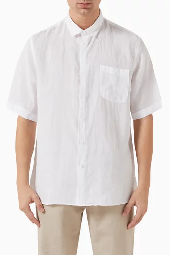 Patch Pocket Shirt in Linen