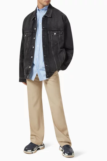 Oversized Jacket in Cotton