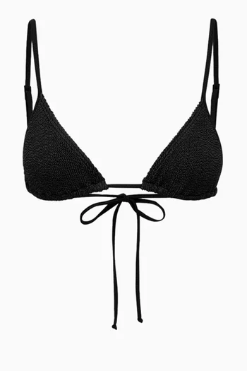 Luana Crinkle Triangle Bikini Top