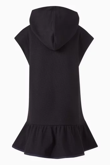 Sleeveless Logo Dress in Cotton