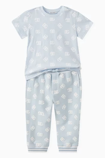 Logo Print Sweatpants in Cotton