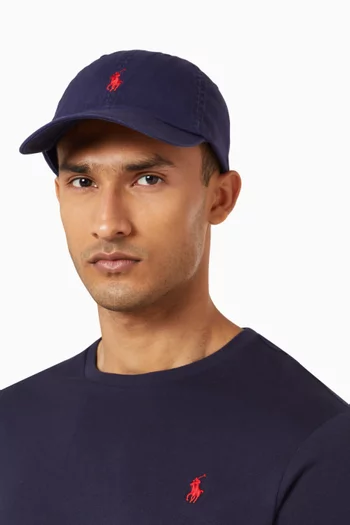 Logo Sports Cap in Cotton