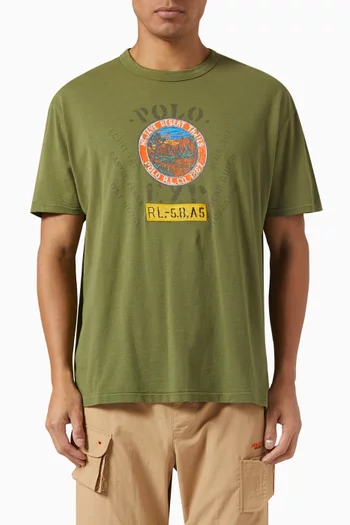 Mojave Desert Trails T-shirt in Cotton Jersey