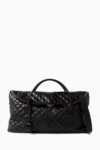 ES Giant Travel Bag in Quilted Leather