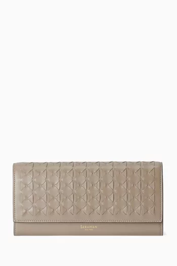 Mosaico Continental Wallet in Nappa Leather