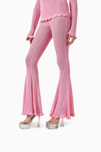 حذاء مفتوح داليدا بنعل سميك شفاف وكعب 140 مم كلوريد متعدد الفينيل