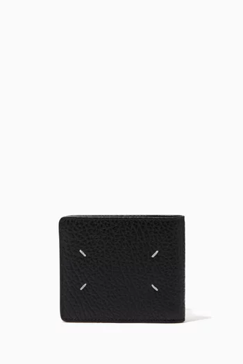 Bifold Wallet in Grained Leather