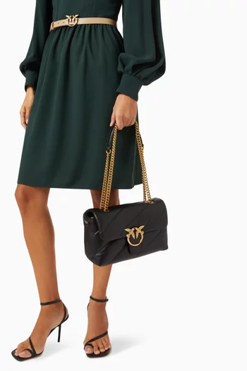 Classic Love Puff Bag in Maxi Quilt Nappa