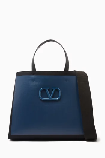 Valentino Garavani Signature VLogo Tote Bag in Canvas