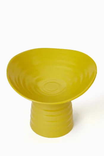 حامل حلويات نابلس بحافة عالية بورسلين