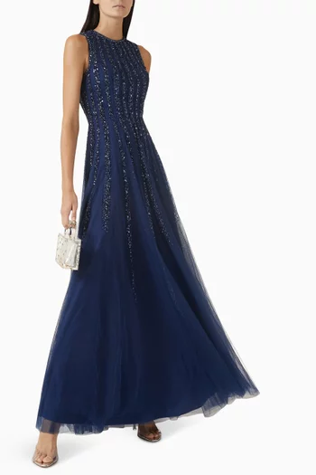 Sequin-embellished Gown