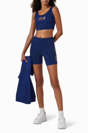 L.O.R.A Biker Shorts in Jersey