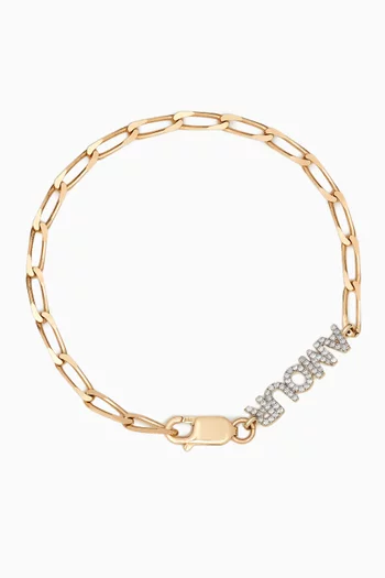 Amour Diamond Bracelet in 18kt Gold