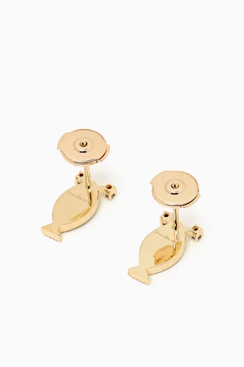 Petits Personnages Diamond Earrings in 9kt Gold