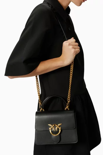 حقيبة لوف ميني بيد علوية جلد