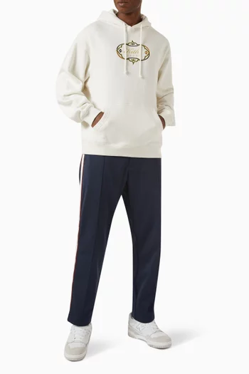Dubai Script Logo Hoodie in Cotton Fleece