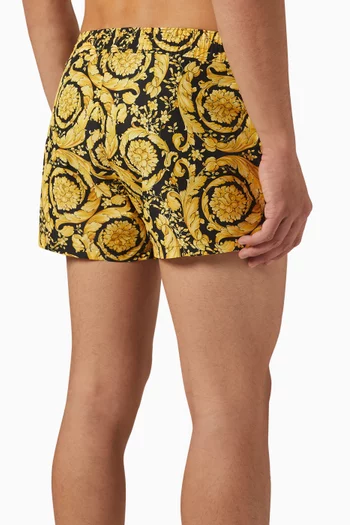 Barocco Swim Shorts in Nylon