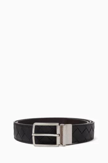 Intrecciato Reversible Belt in Nappa