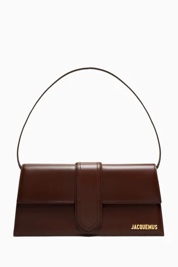 Medium Le Bambino Long Shoulder Bag in Cowskin Leather