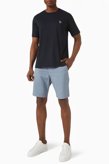 تي شيرت بشعار زيبرا قطن عضوي