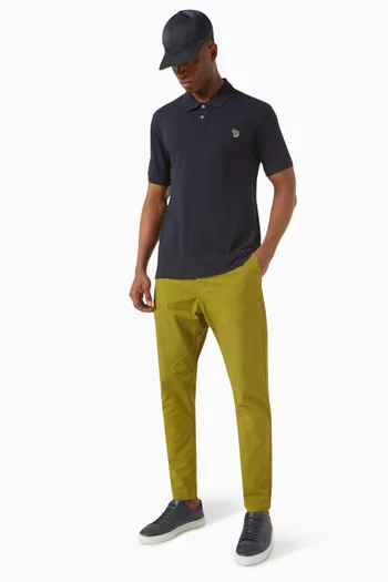 Zebra Logo Polo Shirt in Cotton