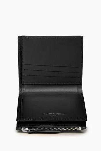 Four-stitch Wallet in Leather