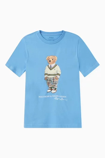 Polo Bear T-shirt in Cotton Jersey