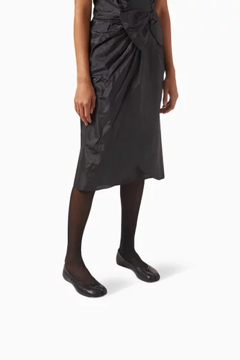 Tabi Ballerina Flats in Leather